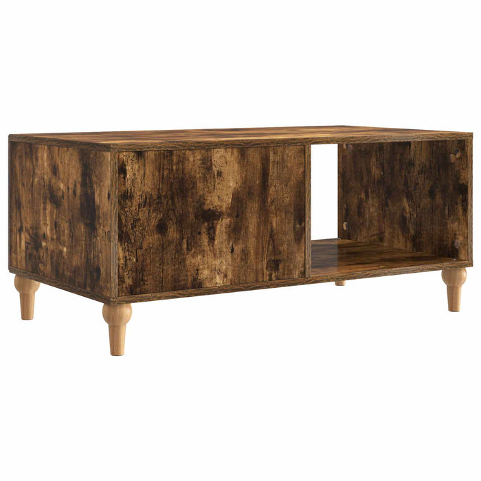 Masă de cafea Stejar fumuriu 90 x 50 x 40 cm Lemn prelucrat - WALTI WALTI