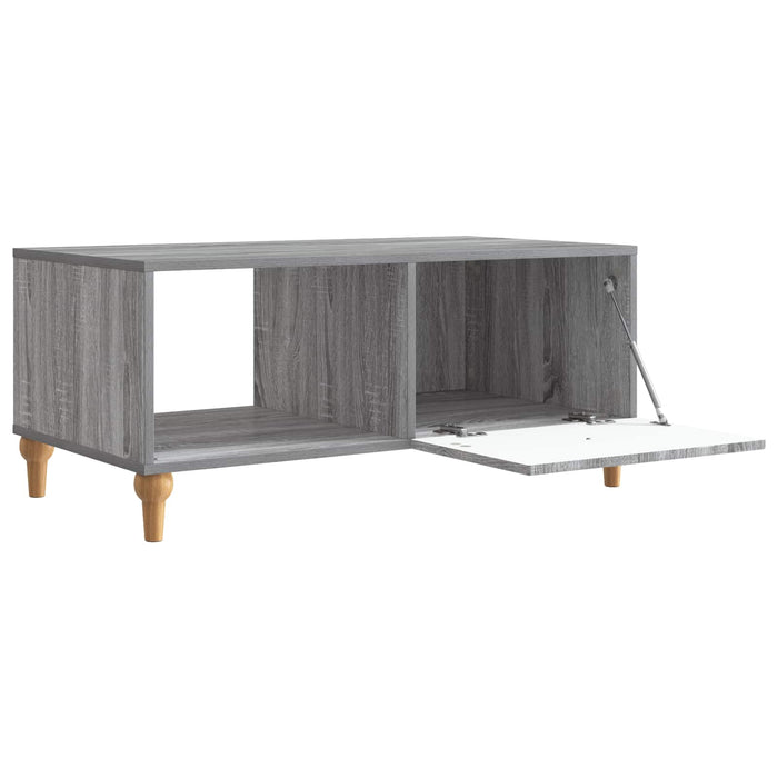 Masă de cafea Sonoma gri 90 x 50 x 40 cm Lemn prelucrat - WALTI WALTI