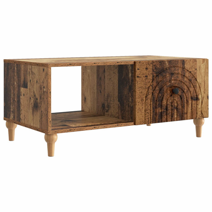 Masă de cafea Lemn vechi 90 x 50 x 40 cm Lemn prelucrat - WALTI WALTI