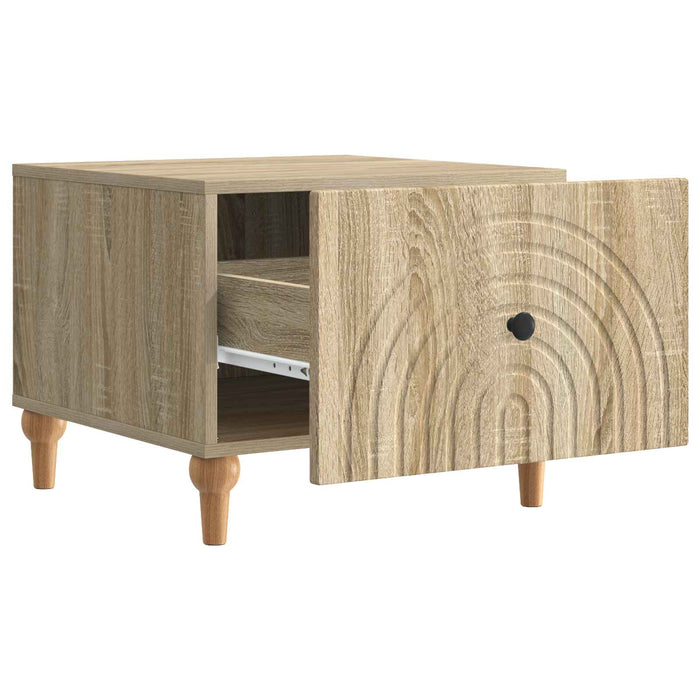 Masă de cafea Stejar Sonoma 49 x 50 x 40 cm Lemn prelucrat - WALTI WALTI