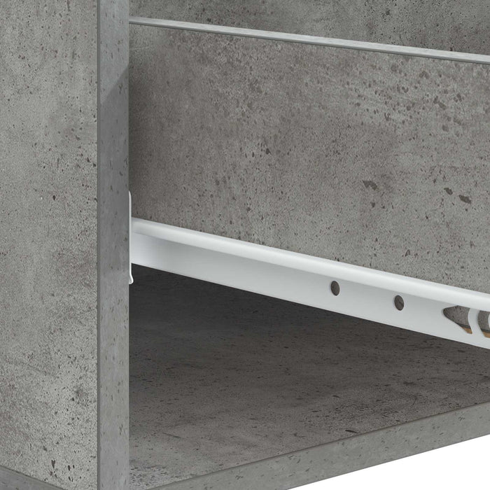 Masă de cafea Gri Beton 49 x 50 x 40 cm Lemn prelucrat - WALTI WALTI