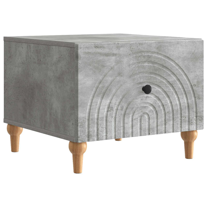 Masă de cafea Gri Beton 49 x 50 x 40 cm Lemn prelucrat - WALTI WALTI