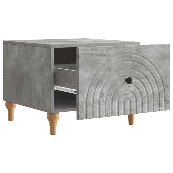 Masă de cafea Gri Beton 49 x 50 x 40 cm Lemn prelucrat - WALTI WALTI