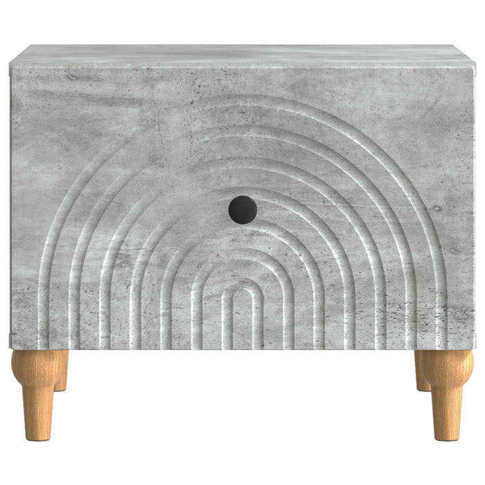 Masă de cafea Gri Beton 49 x 50 x 40 cm Lemn prelucrat - WALTI WALTI