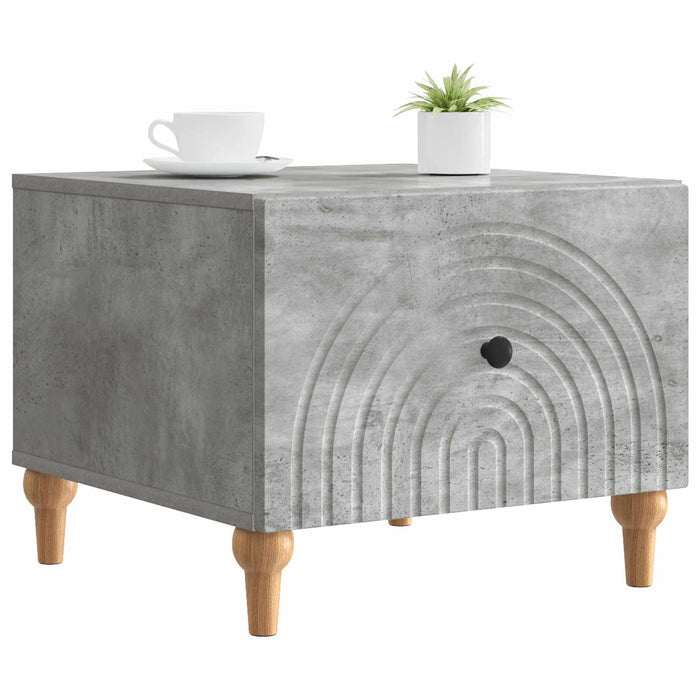 Masă de cafea Gri Beton 49 x 50 x 40 cm Lemn prelucrat - WALTI WALTI