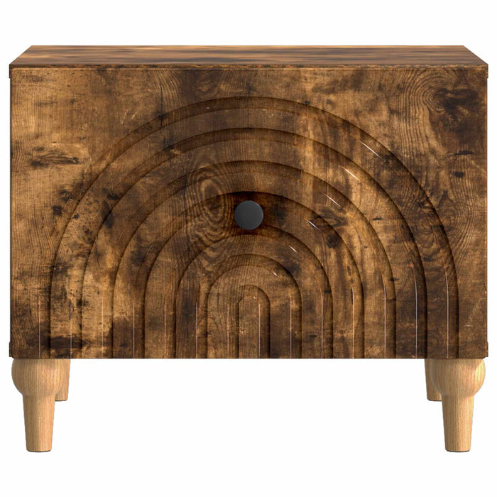 Masă de cafea Stejar fumuriu 49 x 50 x 40 cm Lemn prelucrat - WALTI WALTI