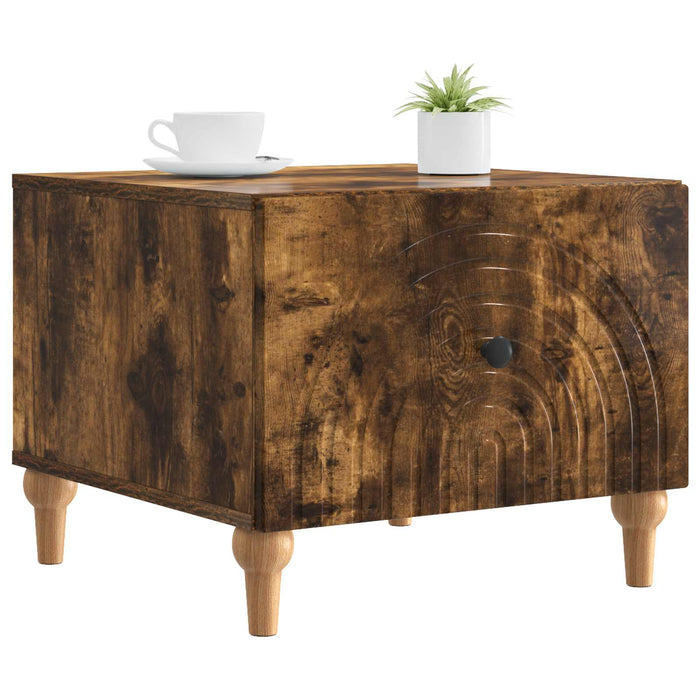 Masă de cafea Stejar fumuriu 49 x 50 x 40 cm Lemn prelucrat - WALTI WALTI
