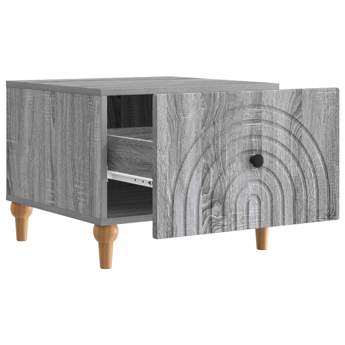 Masă de cafea Sonoma gri 49 x 50 x 40 cm Lemn prelucrat - WALTI WALTI