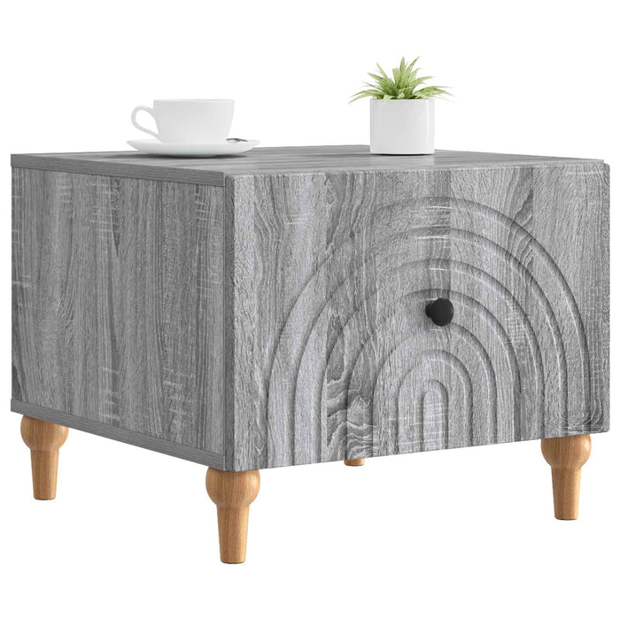 Masă de cafea Sonoma gri 49 x 50 x 40 cm Lemn prelucrat - WALTI WALTI