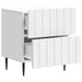 Dulap de noapte Alb 43 x 34,5 x 49,5 cm Lemn prelucrat - WALTI WALTI