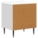 Dulap de noapte Alb 43 x 34,5 x 49,5 cm Lemn prelucrat - WALTI WALTI