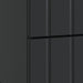 Dulap de noapte 2 pcs Negru 43 x 34,5 x 49,5 cm Lemn prelucrat - WALTI WALTI
