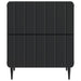 Dulap de noapte 2 pcs Negru 43 x 34,5 x 49,5 cm Lemn prelucrat - WALTI WALTI