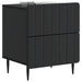 Dulap de noapte 2 pcs Negru 43 x 34,5 x 49,5 cm Lemn prelucrat - WALTI WALTI