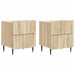 Dulap de noapte 2 pcs Stejar Sonoma 43 x 34,5 x 49,5 cm - WALTI WALTI