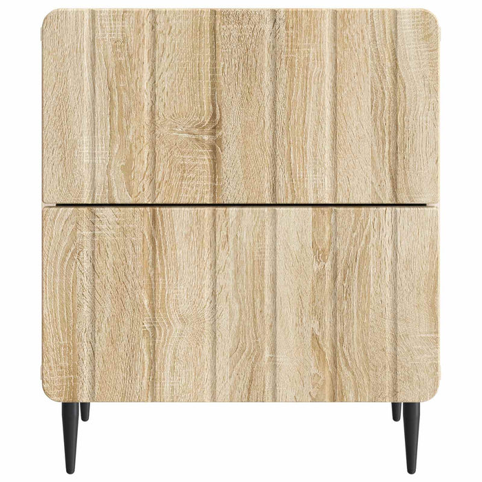 Dulap de noapte 2 pcs Stejar Sonoma 43 x 34,5 x 49,5 cm - WALTI WALTI