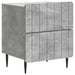 Dulap de noapte Gri Beton 43 x 34,5 x 49,5 cm Lemn prelucrat - WALTI WALTI