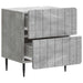 Dulap de noapte Gri Beton 43 x 34,5 x 49,5 cm Lemn prelucrat - WALTI WALTI