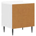 Dulap de noapte 2 pcs Alb foarte lucios 43 x 34,5 x 49,5 cm - WALTI WALTI