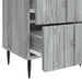 Dulap de noapte Sonoma gri 43 x 34,5 x 49,5 cm Lemn prelucrat - WALTI WALTI