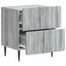 Dulap de noapte Sonoma gri 43 x 34,5 x 49,5 cm Lemn prelucrat - WALTI WALTI