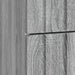 Dulap de noapte cu sertar 2 pcs Sonoma gri 43 x 34,5 x 49,5 cm - WALTI WALTI