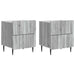 Dulap de noapte cu sertar 2 pcs Sonoma gri 43 x 34,5 x 49,5 cm - WALTI WALTI