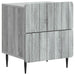 Dulap de noapte cu sertar 2 pcs Sonoma gri 43 x 34,5 x 49,5 cm - WALTI WALTI