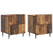 Dulap de noapte cu sertar 2 pcs Lemn vechi 43 x 34,5 x 49,5 cm - WALTI WALTI