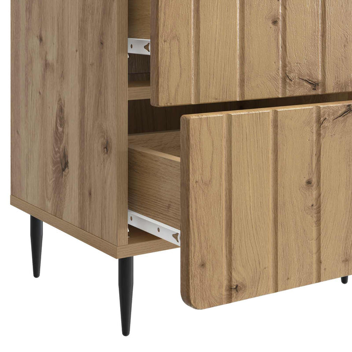 Dulap de noapte cu sertar Stejar Artizanal 43 x 34,5 x 49,5 cm - WALTI WALTI
