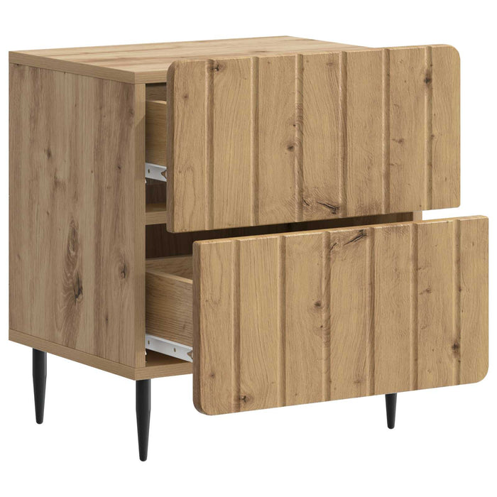 Dulap de noapte cu sertar Stejar Artizanal 43 x 34,5 x 49,5 cm - WALTI WALTI