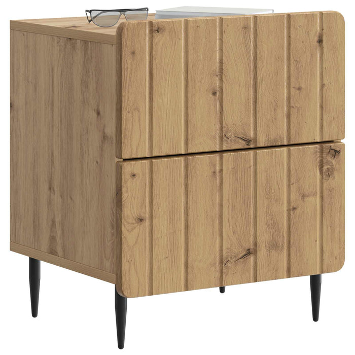Dulap de noapte cu sertar Stejar Artizanal 43 x 34,5 x 49,5 cm - WALTI WALTI