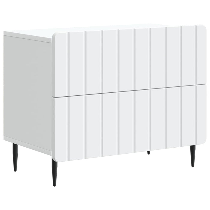 Dulap de noapte Alb 62 x 34,5 x 49,5 cm Lemn prelucrat - WALTI WALTI
