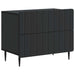 Dulap de noapte Negru 62 x 34,5 x 49,5 cm Lemn prelucrat - WALTI WALTI