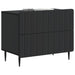 Dulap de noapte Negru 62 x 34,5 x 49,5 cm Lemn prelucrat - WALTI WALTI