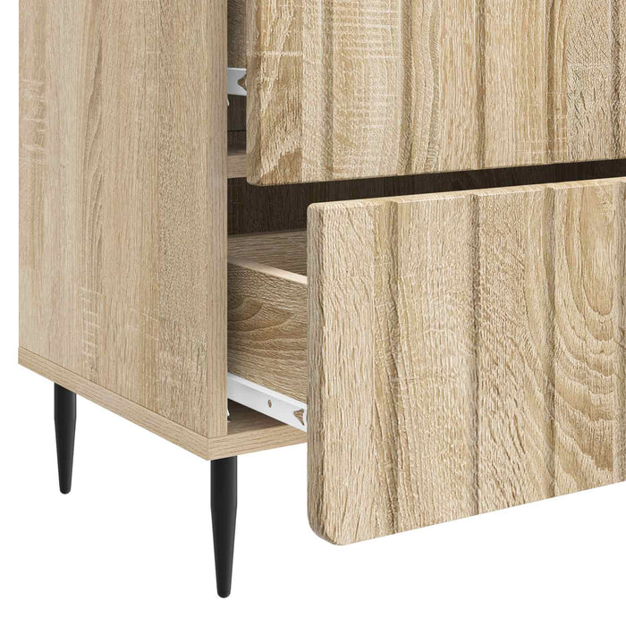 Dulap de noapte cu sertar Stejar Sonoma 62 x 34,5 x 49,5 cm - WALTI WALTI