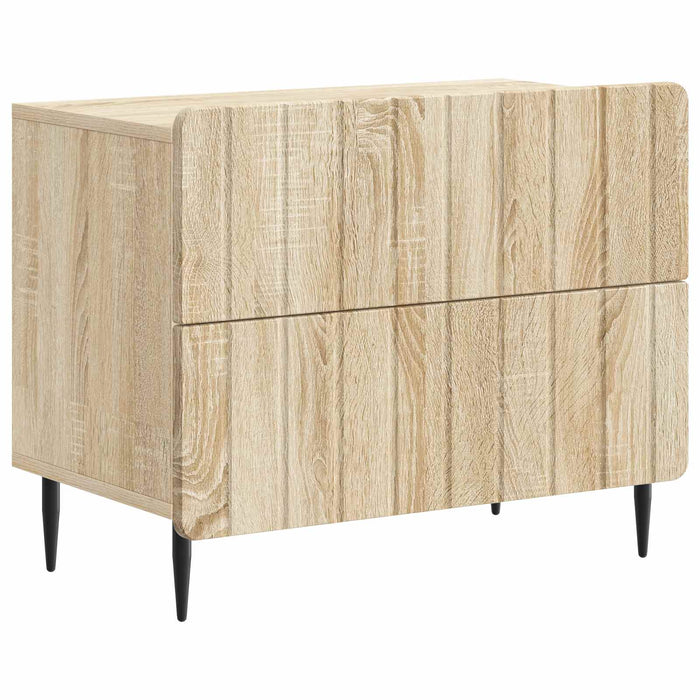 Dulap de noapte cu sertar Stejar Sonoma 62 x 34,5 x 49,5 cm - WALTI WALTI