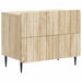 Dulap de noapte cu sertar Stejar Sonoma 62 x 34,5 x 49,5 cm - WALTI WALTI