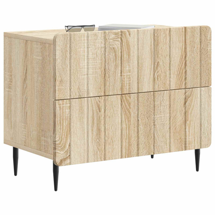 Dulap de noapte cu sertar Stejar Sonoma 62 x 34,5 x 49,5 cm - WALTI WALTI