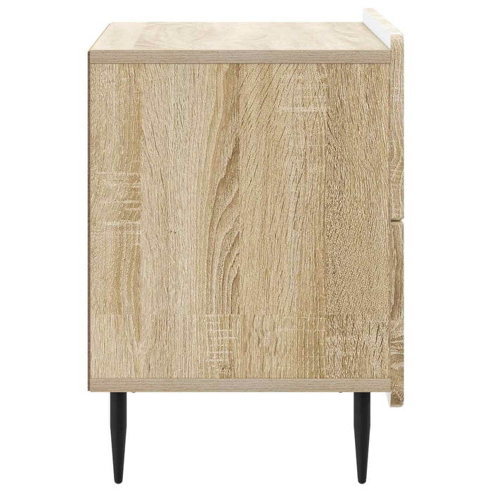 Dulap de noapte cu sertar Stejar Sonoma 62 x 34,5 x 49,5 cm - WALTI WALTI