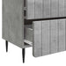 Dulap de noapte Gri Beton 62 x 34,5 x 49,5 cm Lemn prelucrat - WALTI WALTI