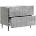 Dulap de noapte Gri Beton 62 x 34,5 x 49,5 cm Lemn prelucrat - WALTI WALTI
