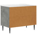 Dulap de noapte Gri Beton 62 x 34,5 x 49,5 cm Lemn prelucrat - WALTI WALTI