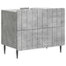 Dulap de noapte Gri Beton 62 x 34,5 x 49,5 cm Lemn prelucrat - WALTI WALTI