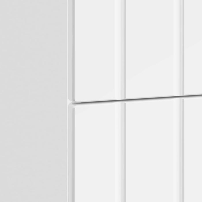 Dulap de noapte cu sertar Alb foarte lucios 62 x 34,5 x 49,5 cm - WALTI WALTI