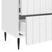 Dulap de noapte cu sertar Alb foarte lucios 62 x 34,5 x 49,5 cm - WALTI WALTI