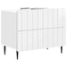 Dulap de noapte cu sertar Alb foarte lucios 62 x 34,5 x 49,5 cm - WALTI WALTI