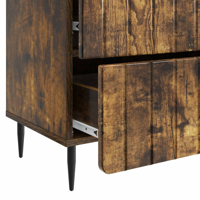Dulap de noapte cu sertar Stejar fumuriu 62 x 34,5 x 49,5 cm - WALTI WALTI