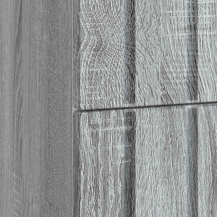 Dulap de noapte Sonoma gri 62 x 34,5 x 49,5 cm Lemn prelucrat - WALTI WALTI