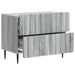 Dulap de noapte Sonoma gri 62 x 34,5 x 49,5 cm Lemn prelucrat - WALTI WALTI